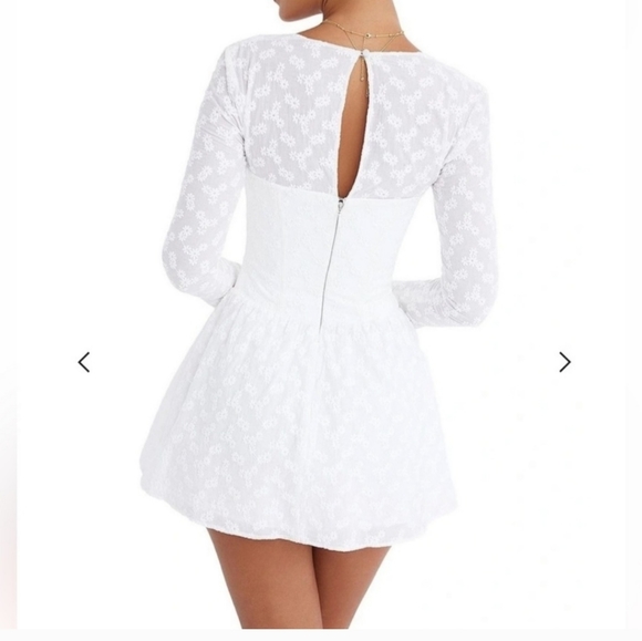 House of CB - Mistress Rocks Broderie corset mini dress - Picture 3 of 4